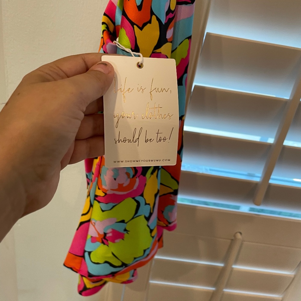 Show Me Your Mumu Size M  jasmine halter dress